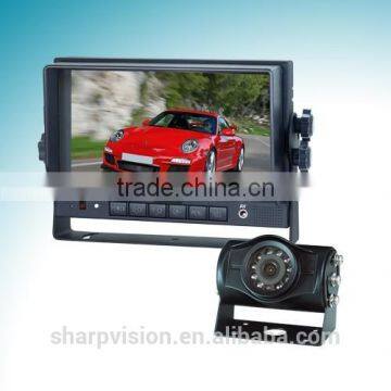 7 inch rear vision car reversing camera system