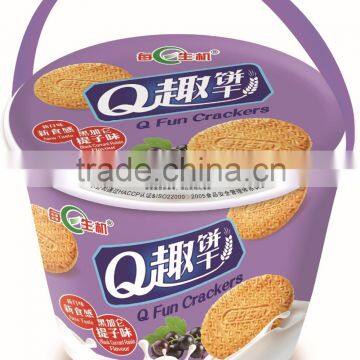 MEIRISHENGJI-560g Q Fun Crackers(Black Currant Raisin fla)