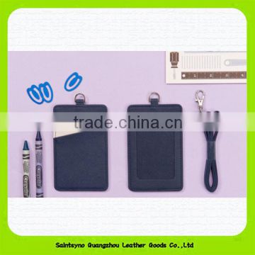 15193 Fashionable Leather student id card holder with id window for sale