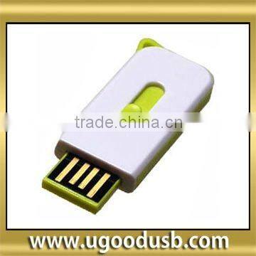 white cheap functional 2gb plastic usb flash stick clearance sale