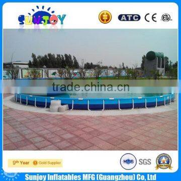 2016 Hot Sale Metal Frame Swimming Pool Made of 0.9mm PVC Tarpaulin photo-4