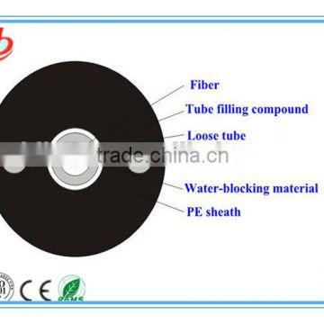 outdoor fiber optic non armored non metallic 4 core cable gyxy fiber cable