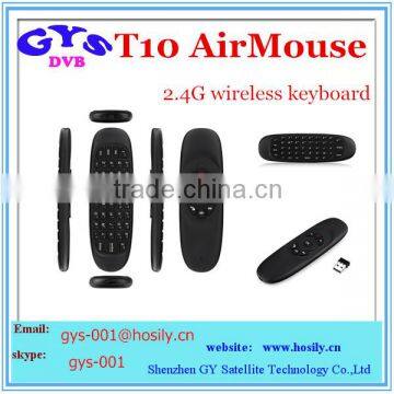 c120 T10 airmouse 2.4g Wireless Keyboard Fly Air Mouse For Android Tv Box ,set top box,smart tv box