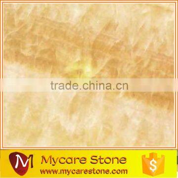 Natural Polished Honey Yellow Onyx Luxury Floor Tile photo-4