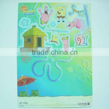 Children magnetic IQ game puzzle, magnetic puzzle fridge magnet