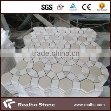 marble swimming pool mosaic