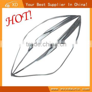 SET CHROME LH RH HEAD LAMP LIGHTS COVER HEAD LAMP COVER FOR SONATA 2011-2013 2011 2013