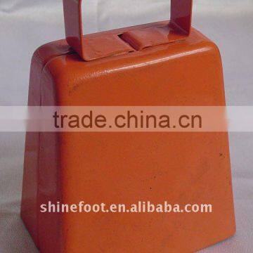 4.2inch square shape cowbell A4-C016 with lanyard and logo for sporting events (E079 )