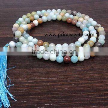 Amazonite jap Mala For Sale | Healing Stone Jap Mala | Prayer Beads