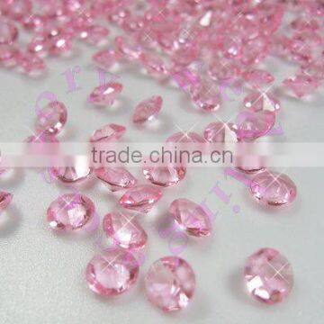 Pink Acrylic Diamond Confetti Wedding