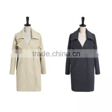 Wholesale Long Coat 2016 Women Winter Wool Coat Custom Design