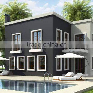 cheap prefab houses with galvanized steel base prefab smart house 3 bedroom villa