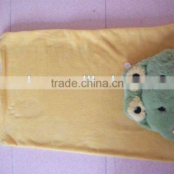 Plush animal shaped baby plush blanket