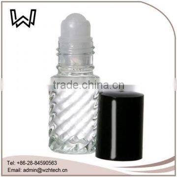 5ml Swirl Glass Roll on Bottle Manufacturer