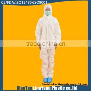 Cheap Safety Disposable Coverall with Hood