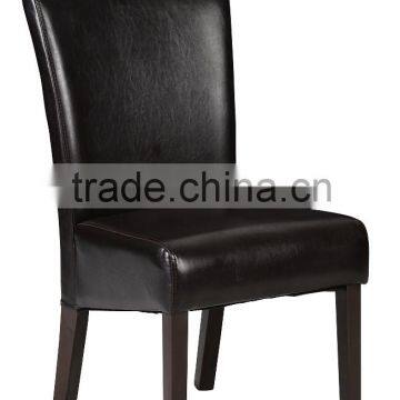 2014 High Quality Modern Designed Restaurant Stackable Black Pvc Dinning ChairHC-D010