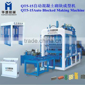 QT5-15 hollow/solid/interlock/pavers blocks making machine price paving block