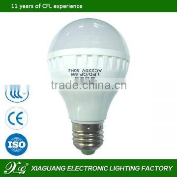 China factory 3w 5w 7w 9w PP led globe light in good price