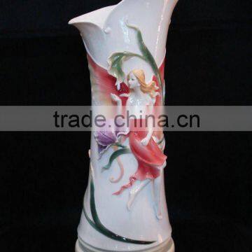 electric franz porcelain flower lamp