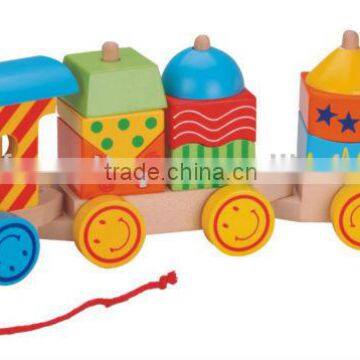 Construction Train Wooden Toy photo-6
