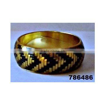Indian Brass Metal & Plasticl Fashion Bracelet Bangle Weaved photo-2