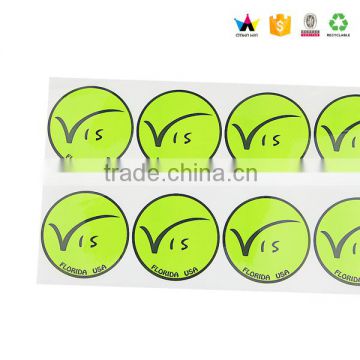 Custom Adhesive Labels Logo Printing Round Coated Paper Label