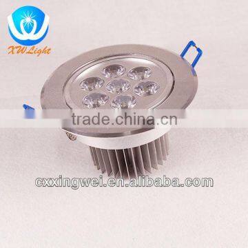 7W LED downlight with CE&RoHS high power LED light