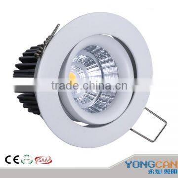 LED COB zine alloy downlight Ceiling light 5w & 7 w YC-C14-71C5