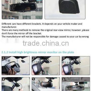 Latest 4.3" Multi-function Car Rearview Mirror/car Anti-glare Interior Mirror/auto Dimming Rearview Mirror photo-5