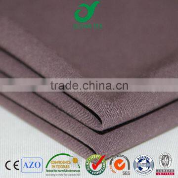 2016 China cheaper price high quality tr spandex twill silky touch shinning suiting man lady uniform pants textile of fabrics