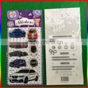 Embossed PVC Stickers Car Design Stickers photo-3