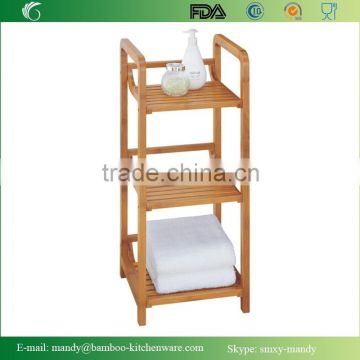 Xingyuan Collapsible 3-Tier Bamboo Bathroom Space Saver