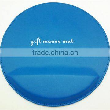 Promotional products high quality pu leather mouse pad with customized logo