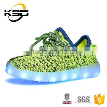 2016 Top Level Light Up Adult Shoes With Yeezy Adult Lighting LED Shoes