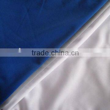 100%polyester one side brushed tricot fabric golden velet for sportwear