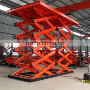 Stationary type customized scissor hydraulic lift platform