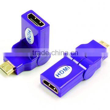HDMI Female to MINI Male Adapter Rotating 180 Degree photo-3