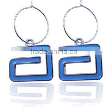 Fashion Metal Simple Word Wine Charms