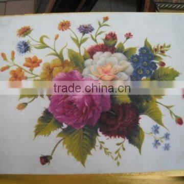 customized acrylic poster/four colors UV printing / silk-screen printing