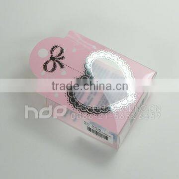 New design plastic heart box for cosmetic