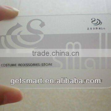 Low price free sample for testing Transparent Business Card