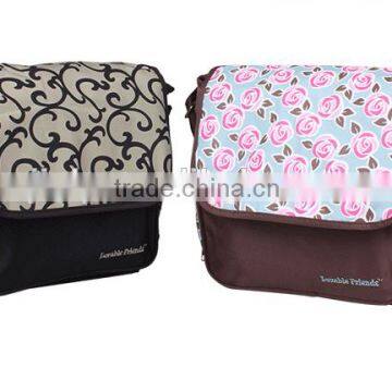 fashion print flowerbaby mummy bag with shoulder