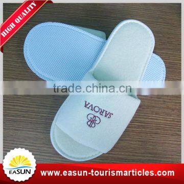 Best Selling Cheap White Color Terry Towel Disposable Flip Flop Hotel Slipper photo-3