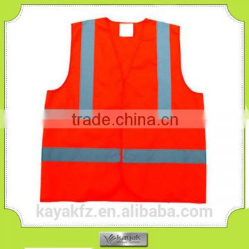 custom cheap red High visibility Reflective vest