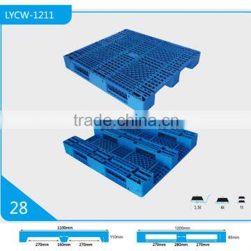 High Quality and High abrasion resistance blue plastic pallet