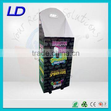 folding exhibition trolley bag ,fashionable paper trolley for exhibition ,fair cardboard trolley luggage case