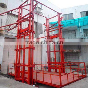 Customized material hydraulic elevator freight lift for loading goods