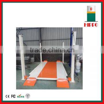 four post hydraulic auto parking lift electric