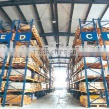 Selective pallet racking