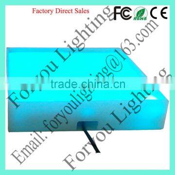 OEM/ODM DMX/WIFI/SD Remote Control 0.1x0.1M Resin RGB 3IN1 IP67 Waterproof Mini LED Dance Floor Panel